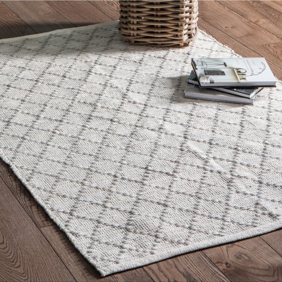 Solka Cotton And Wool Rug In Natural